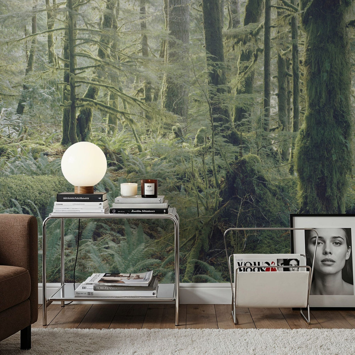 Moss Everywhere Mural Wallpaper - room preview 02