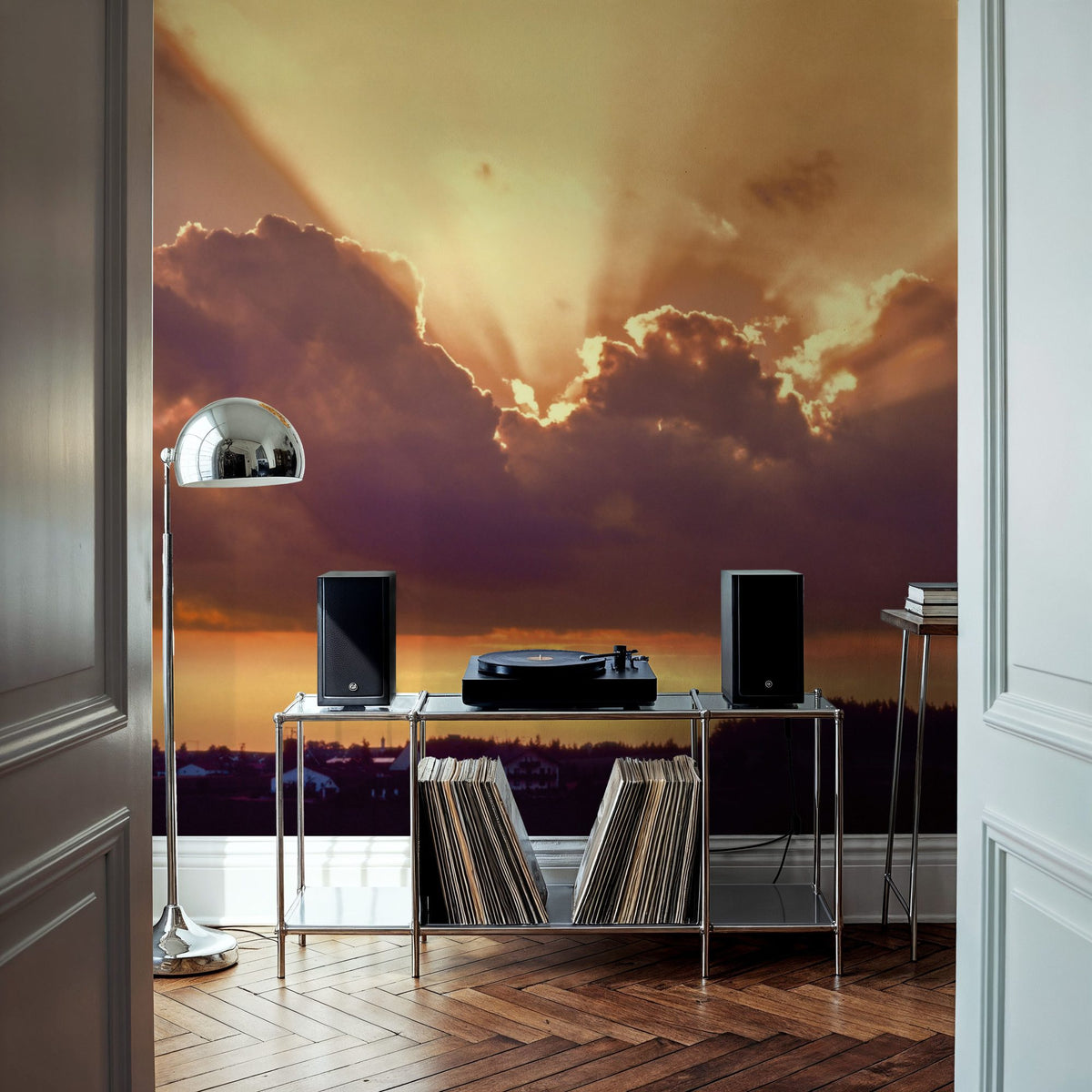 Sunset Symphony Mural Wallpaper - room preview 02