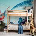 Turtle Bay Friends Mural Wallpaper - room preview 02