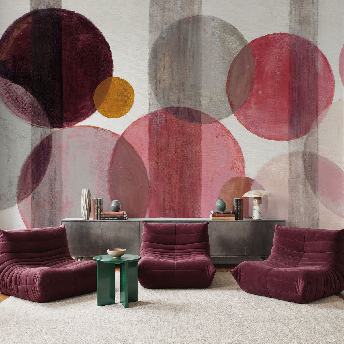Dot Play Mural Wallpaper - room preview 02
