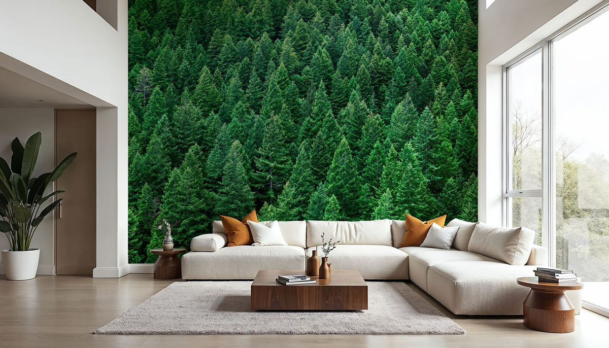 Olympic National Forest, Washington State Mural Wallpaper - room preview 02