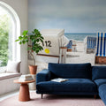 Beach Chairs Mural Wallpaper - room preview 02