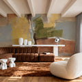 Crossing the River Mural Wallpaper - room preview 02