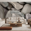 Lake Rocks Mural Wallpaper - room preview 02