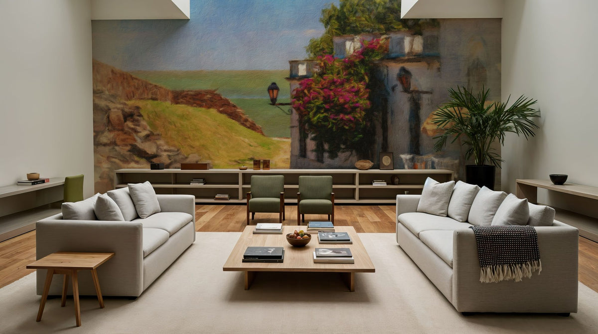 River Plate Uruguay Mural Wallpaper - room preview 02