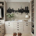 Prague (Praha) Czech Republic Skyline Concrete Mural Wallpaper - room preview 02