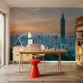 Taipei Sunset II Mural Wallpaper - room preview 02