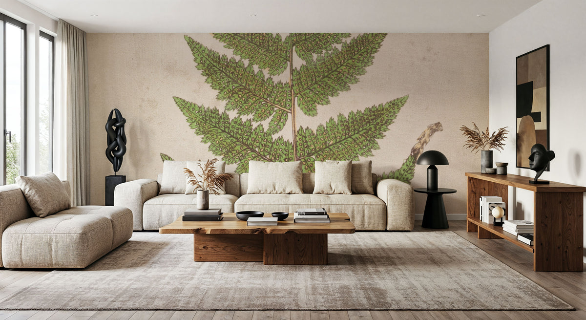 Forest Fern IV Mural Wallpaper - room preview 02