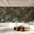 Peony Study - Seaweed and Stone Mural Wallpaper - room preview 02