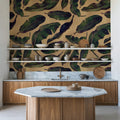 Veined Banana Leaf Mural Wallpaper - room preview 02