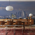 Mountain Metropolis Mural Wallpaper - room preview 02