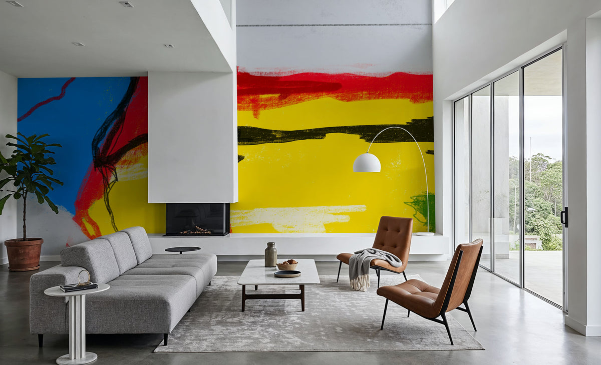 Big and Bold, Abstract Mural Wallpaper - room preview 02