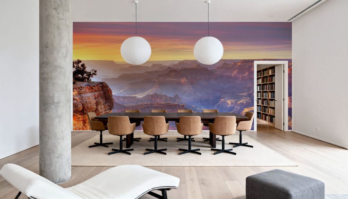 Grand Canyon Sunset Colors Mural Wallpaper - room preview 02