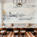 Textured Gold Mural Wallpaper - room preview 02