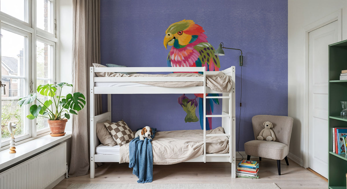Birds of Paradise II Mural Wallpaper - room preview 02