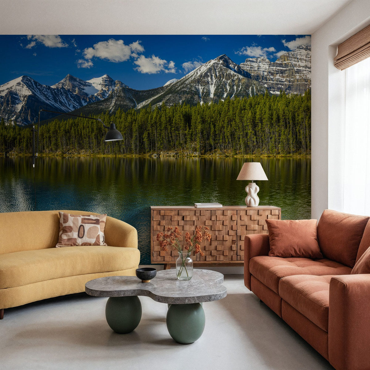 Lake Louise Mural Wallpaper - room preview 02