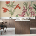 Salvia Florals I Mural Wallpaper - room preview 02