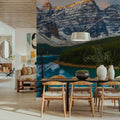Moraine Lake Mural Wallpaper - room preview 02