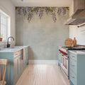 Welcome to Our Theatre, White Bricks Mural Wallpaper - room preview 02