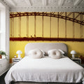Golden Crossing Mural Wallpaper - room preview 02
