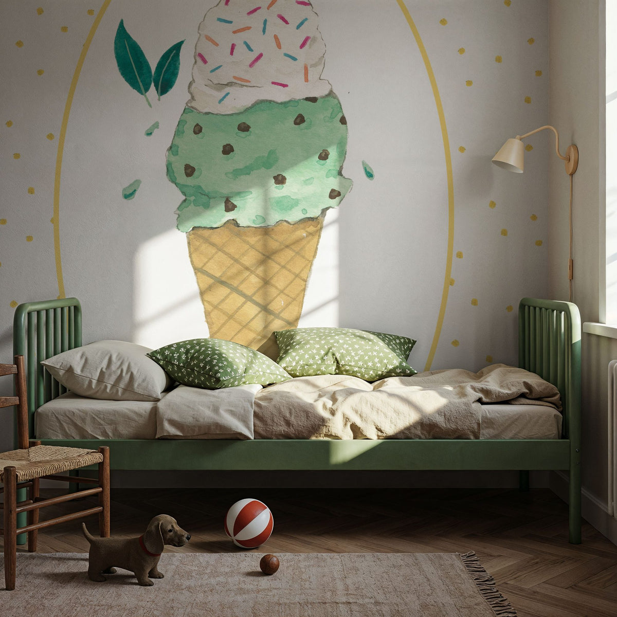Lifes a Beach Scoops Mural Wallpaper - room preview 02