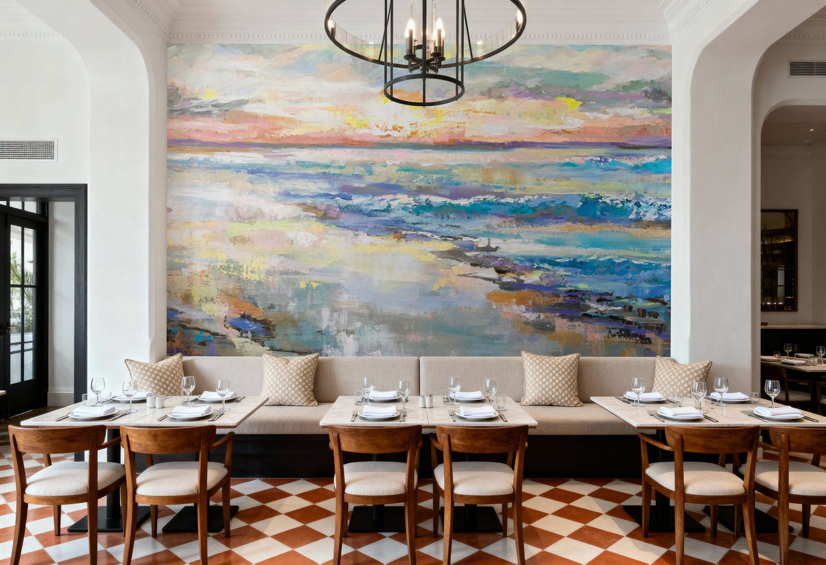 Sea Sea Spray Mural Wallpaper - room preview 02