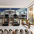 Mile High Stadium Bronco Mural Wallpaper - room preview 02