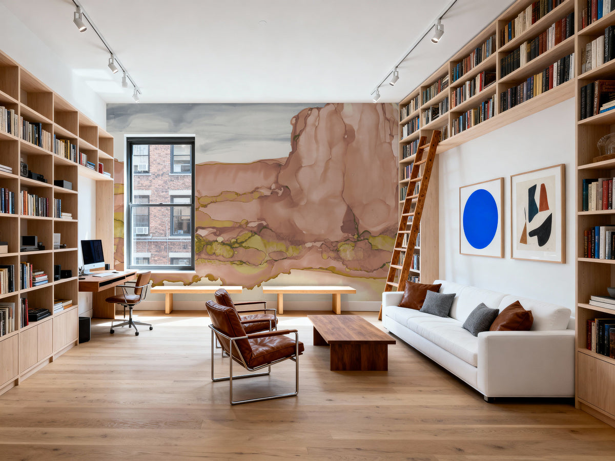 Honeybloom Desertscape VII Mural Wallpaper - room preview 02