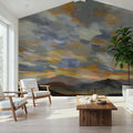 High Desert Sky I Navy Mural Wallpaper - room preview 02