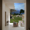 Mediterranean Coastal Viewpoint Mural Wallpaper - room preview 02