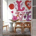Love You IV Mural Wallpaper - room preview 02