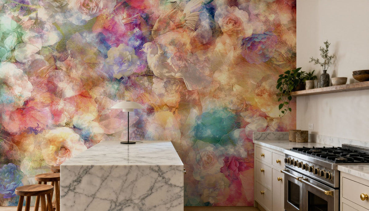 Island in Light Mural Wallpaper - room preview 02