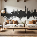 Zadar Croatia Skyline Black & White Mural Wallpaper - room preview 02