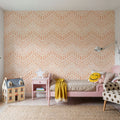 Macrame Jigsaw Coral Mural Wallpaper - room preview 02