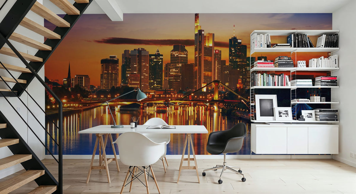 Metropolitan Twilight, Mural Wallpaper - room preview 02