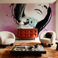 Moon Girl I Mural Wallpaper - room preview 02