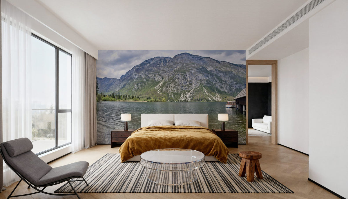 Mountain Lodge Retreat Mural Wallpaper - room preview 02