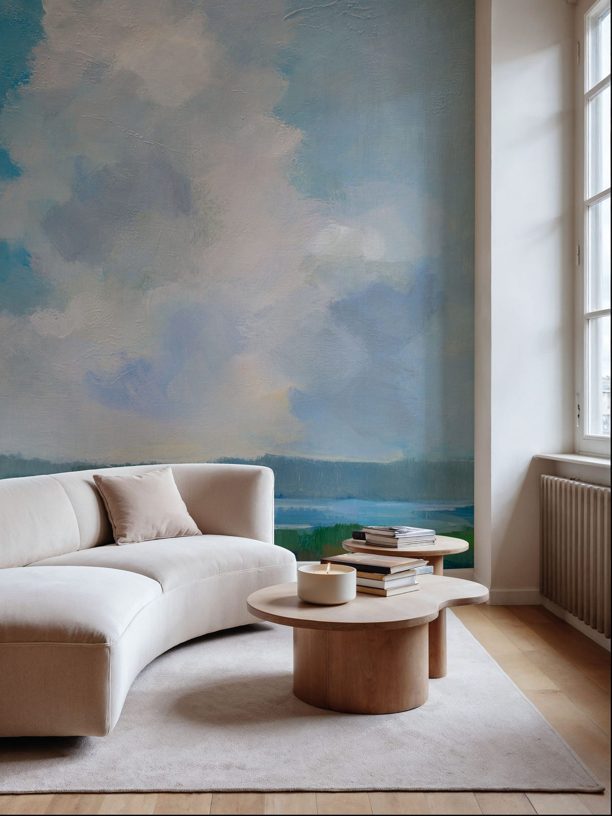 Cloud Over the Lake I Mural Wallpaper - room preview 02