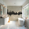Wroclaw Poland Skyline Concrete Mural Wallpaper - room preview 02