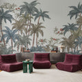 Palm Abode, Bright Mural Wallpaper - room preview 02