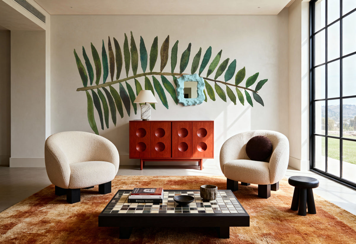 Forest Fern II Mural Wallpaper - room preview 02