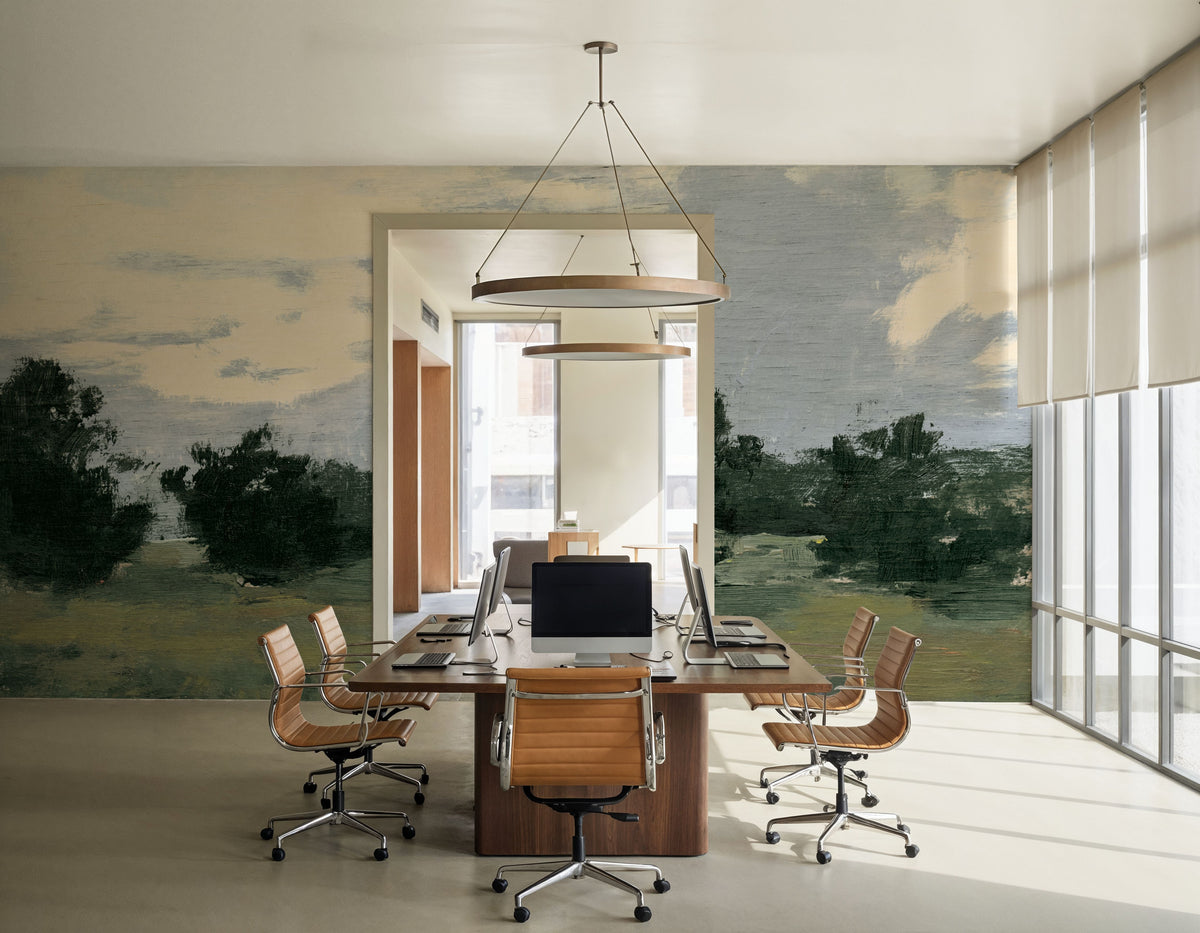 Sunset Fields Country Traditions Mural Wallpaper - room preview 02