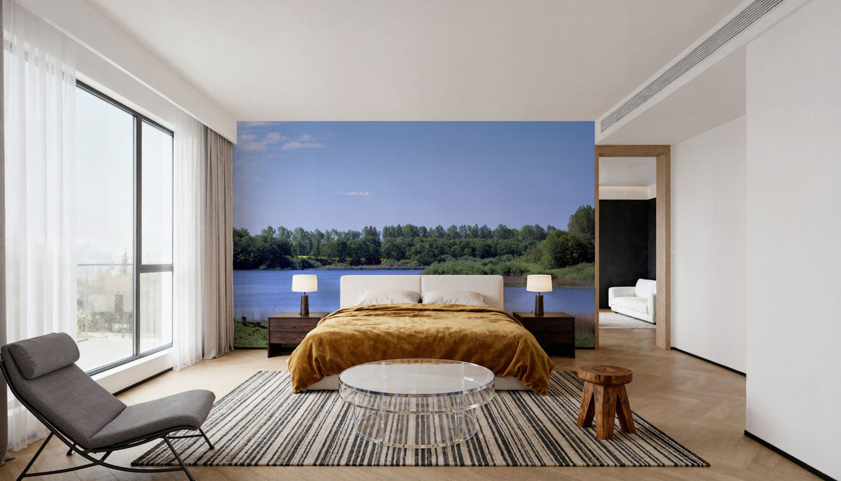 Lakeside Companions Mural Wallpaper - room preview 02
