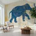 Raja Elephant I Mural Wallpaper - room preview 02