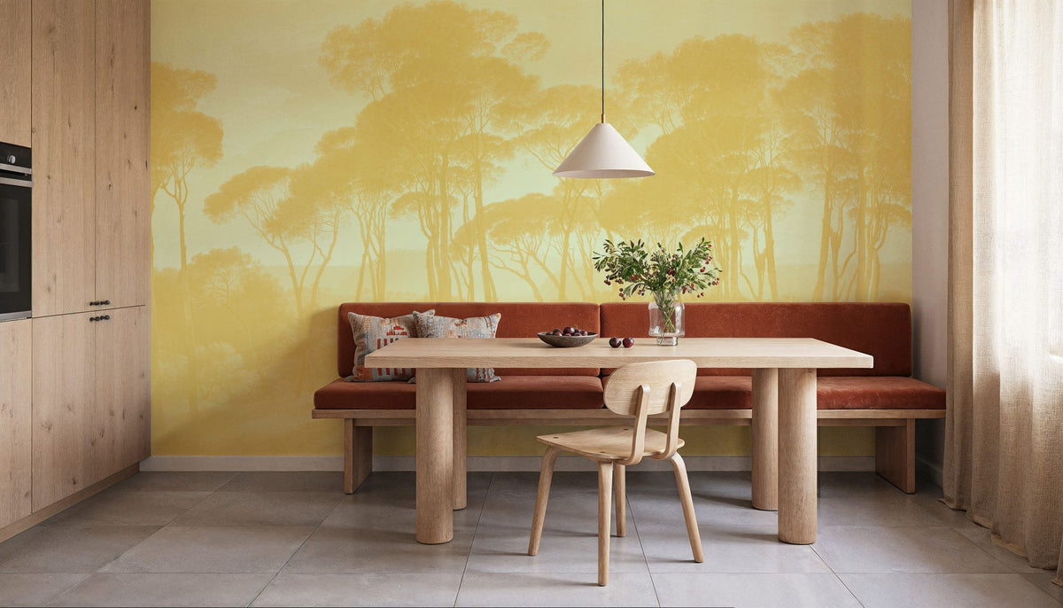 Mediterranean Pine Landscape, Citrus Mural Wallpaper - room preview 02