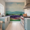 May Lavender Field I Mural Wallpaper - room preview 02
