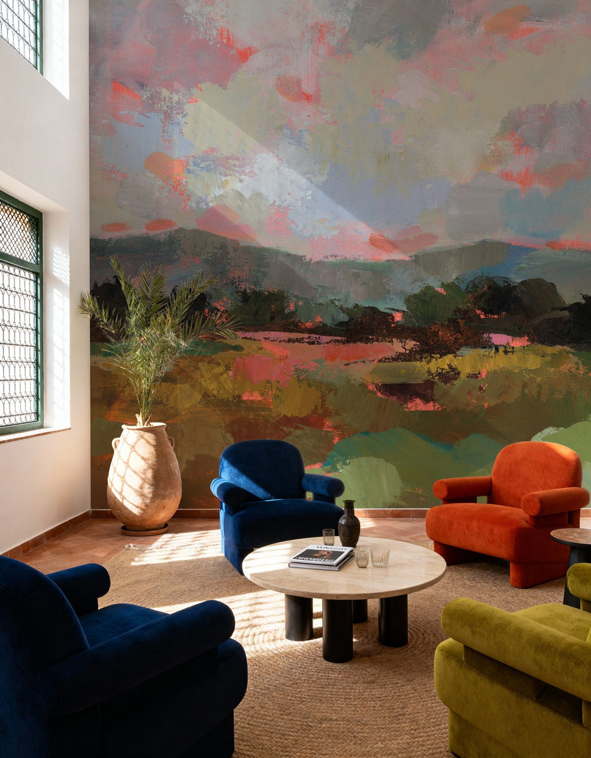 Sunset Hues II Mural Wallpaper - room preview 02