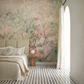 Orchid Mirage Mural Wallpaper - Warm Tone - room preview 02