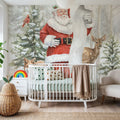Woodland Santa IV Mural Wallpaper - room preview 02