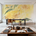 Dimensional Peony I Mural Wallpaper - room preview 02